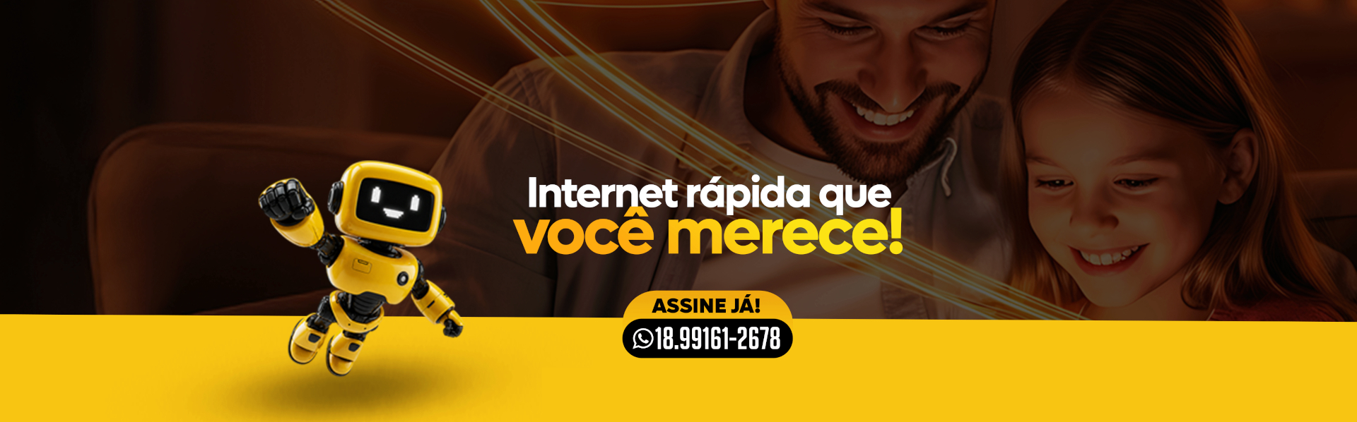 Internet fibra óptica residencial da Kanet Telecom em Birigui SP